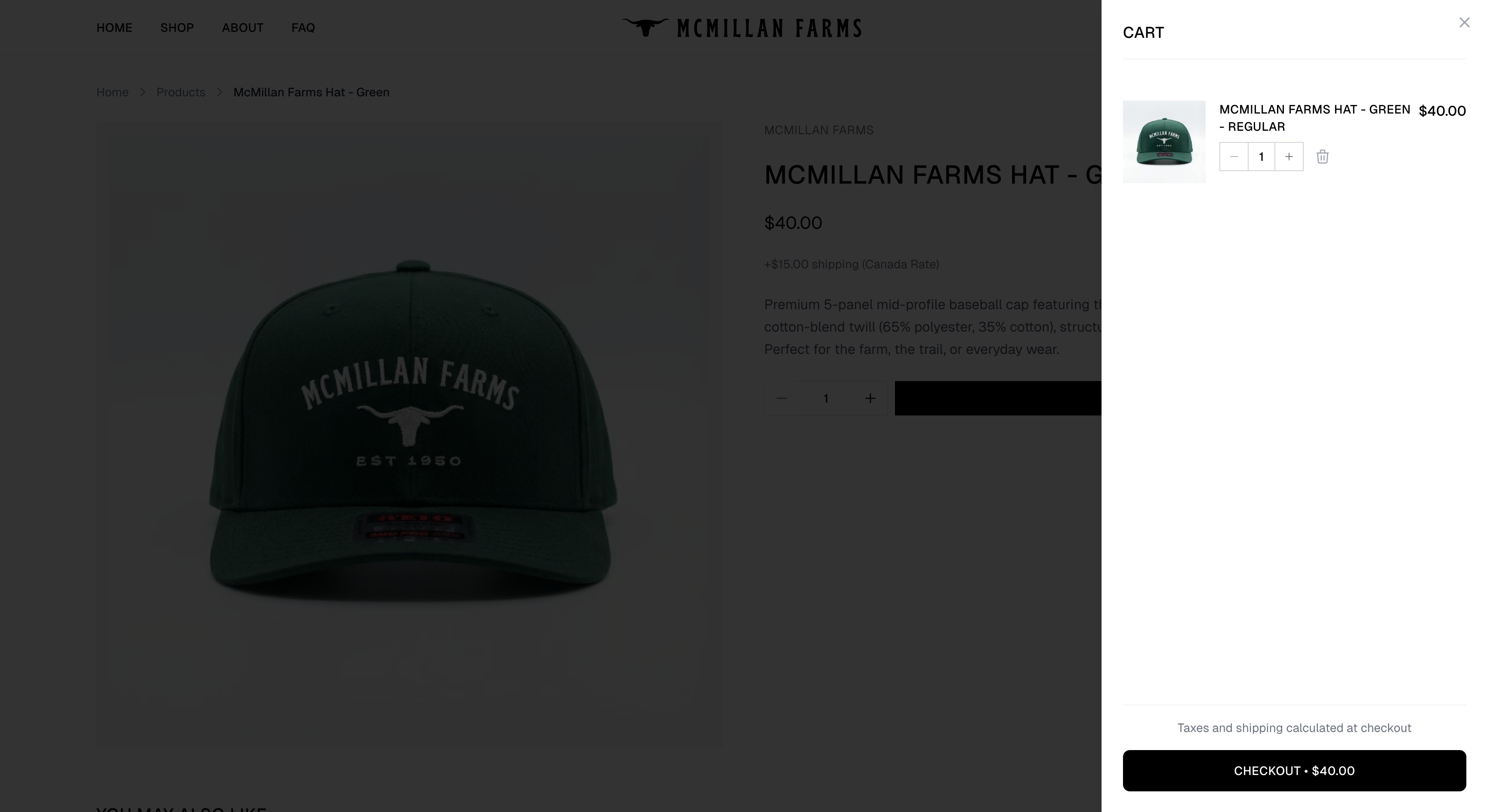 Shopping Cart Drawer